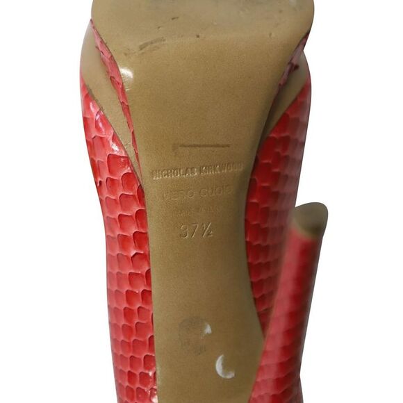 Pre Loved Nicholas Kirkwood Women snakeskin Heels - Picture 6 of 8